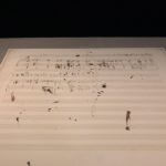 ワルシャワのフレデリック・ショパン博物館にあるショパン直筆の楽譜