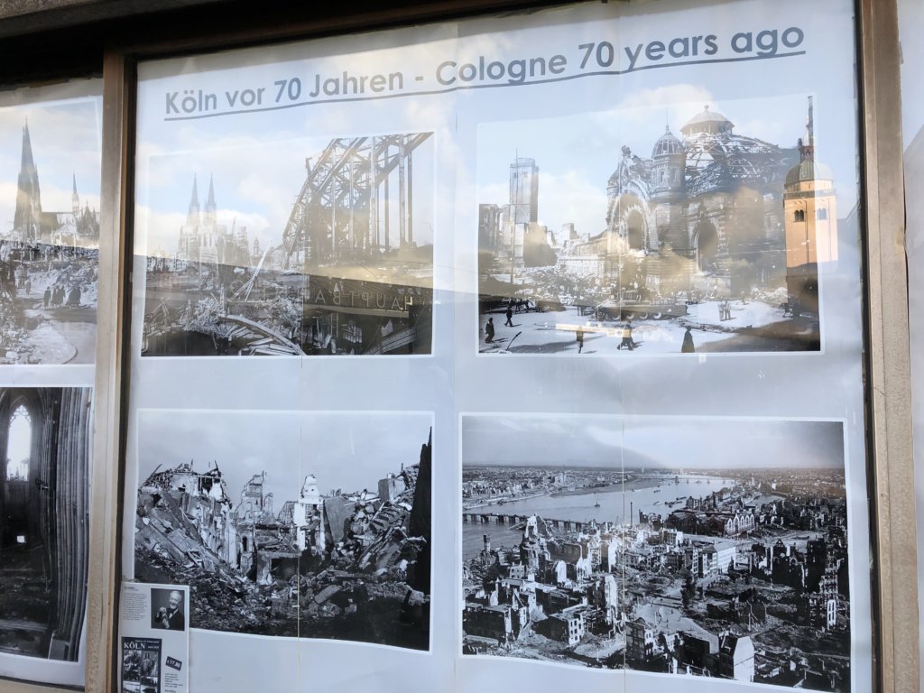 Cologne70years agoケルン大聖堂70年前の写真
